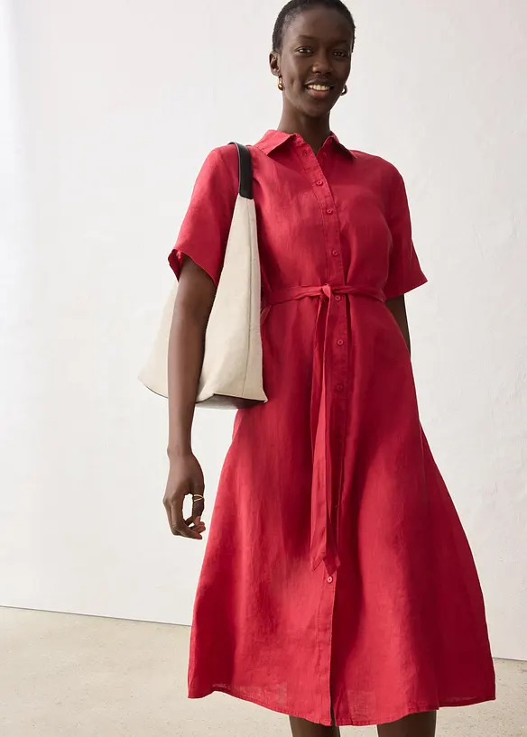 Abito in puro lino, bonprix