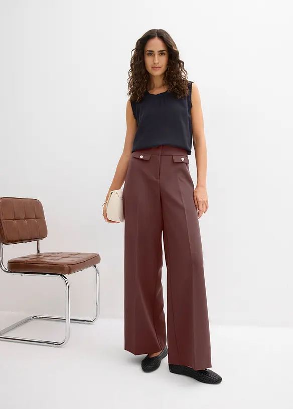 Top in misto viscosa, bonprix