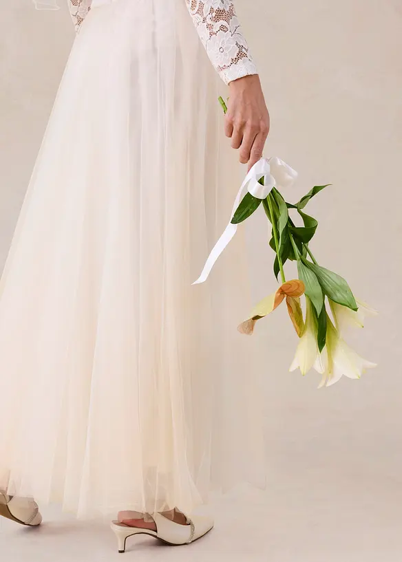 Gonna lunga in tulle delicato, bonprix