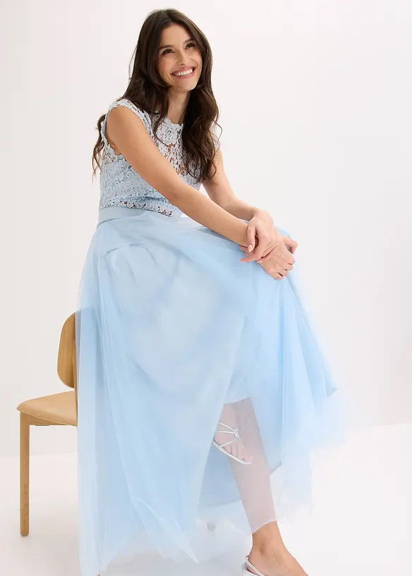 Gonna lunga in tulle delicato, bonprix