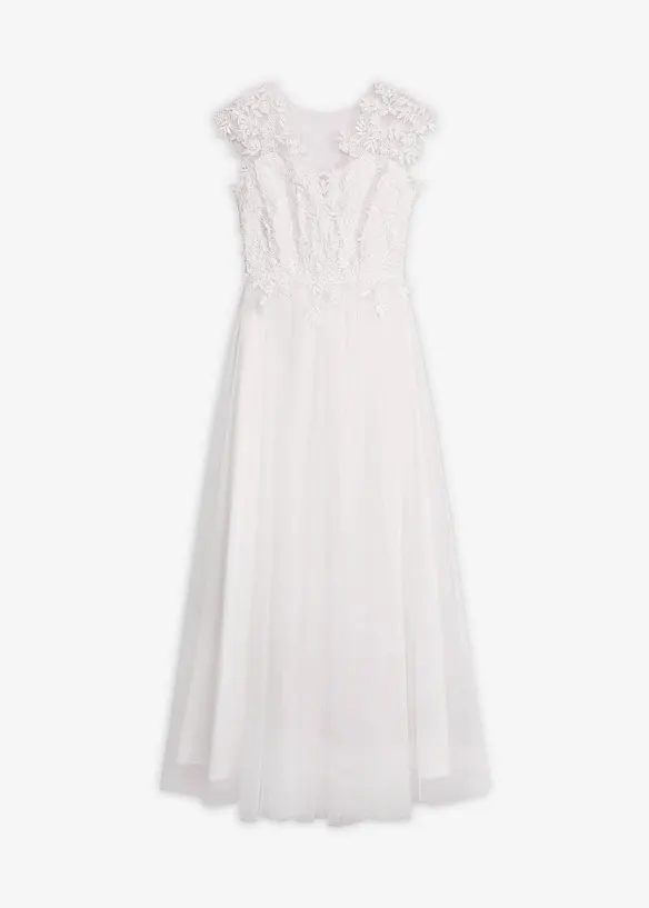 Abito da sposa in delicato tulle con pizzo, bonprix