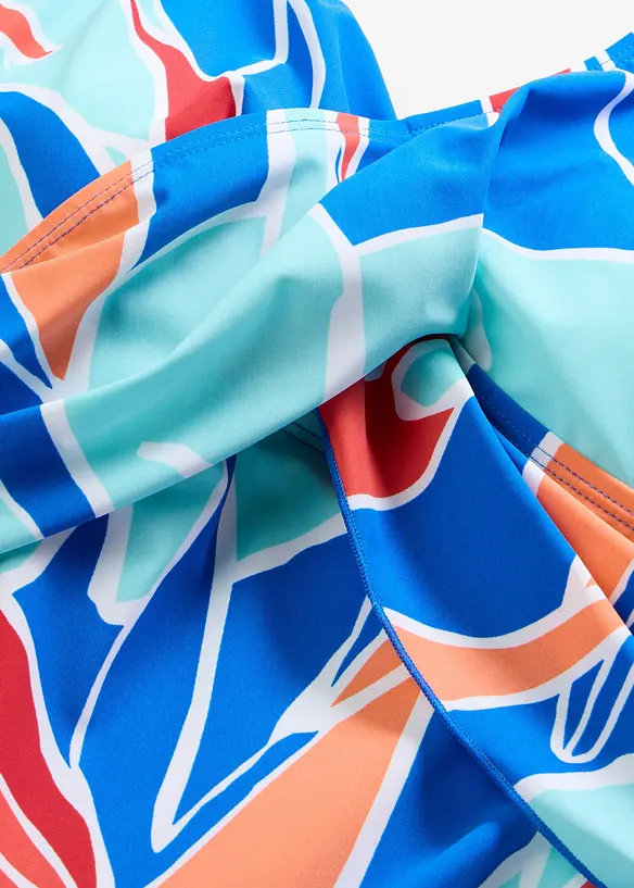 Costume intero leggermente modellante con effetto incrociato, bonprix