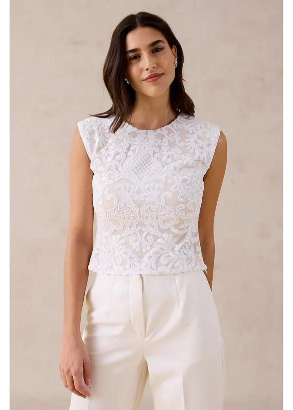 Top in pizzo, bonprix