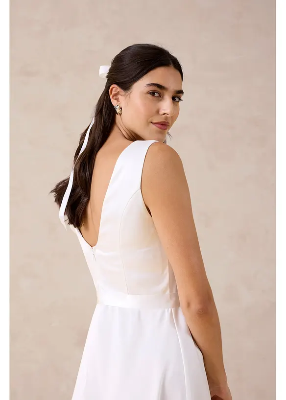 Abito in satin lucido, bonprix