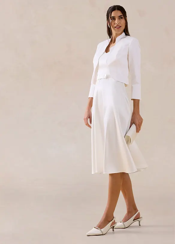 Abito in satin lucido, bonprix