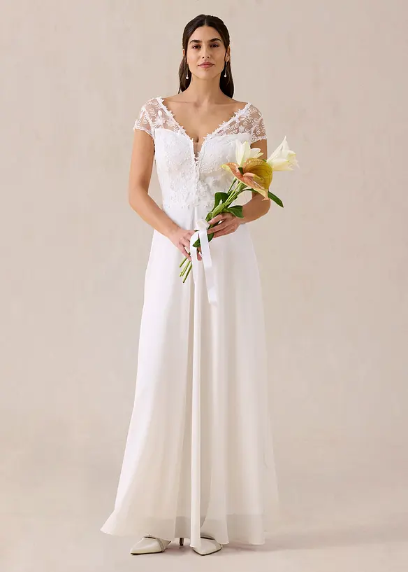 Abito da sposa con pizzo, bonprix