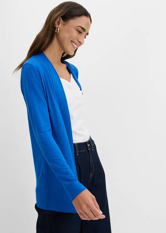Cardigan in jersey di morbida viscosa, bonprix