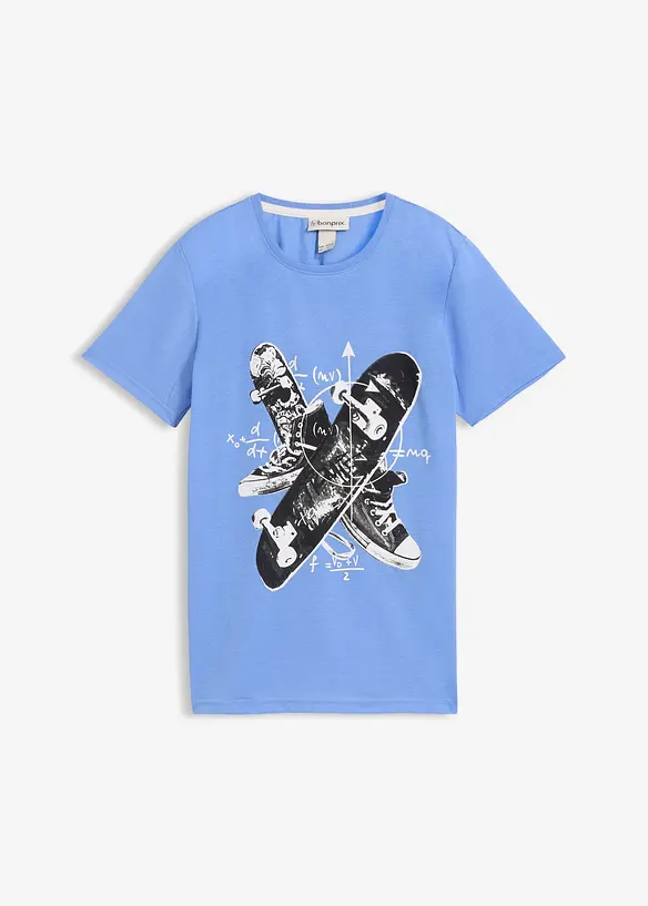 T-shirt con stampa stile skater, bonprix
