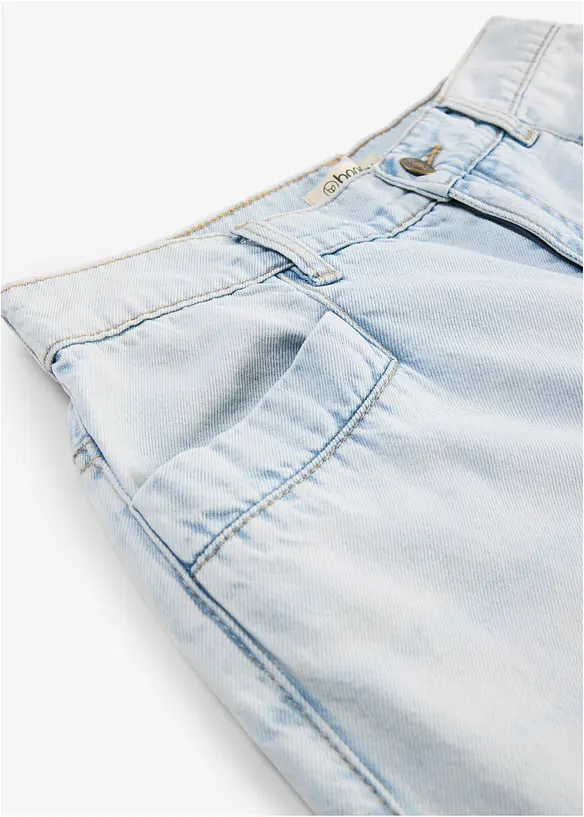 Jeans wide leg, vita alta, bonprix