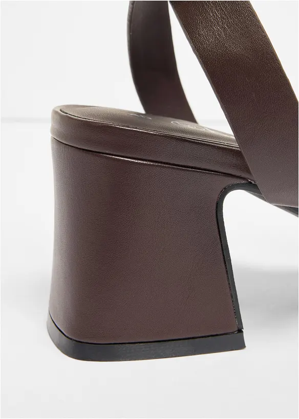 Sandali con tacco a blocco, bonprix