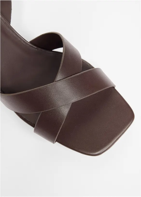 Sandali con tacco a blocco, bonprix