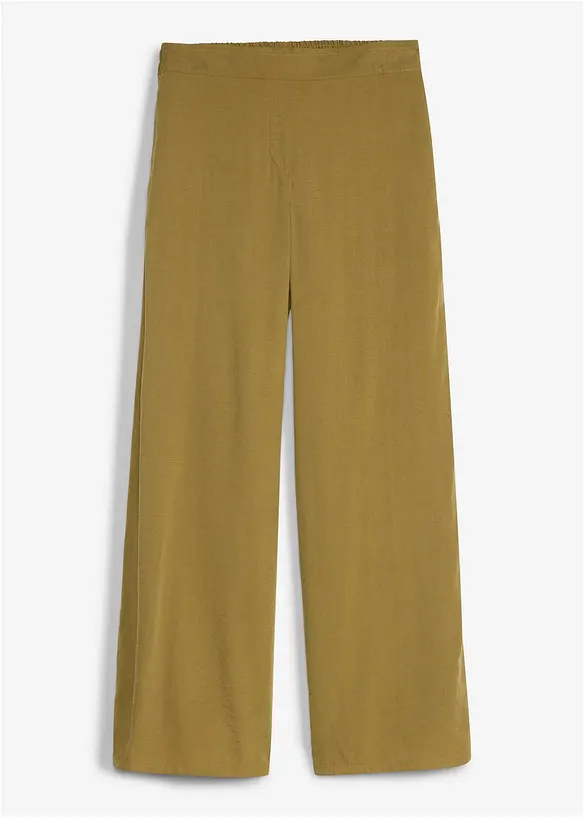 Pantaloni a palazzo in misto viscosa, bonprix