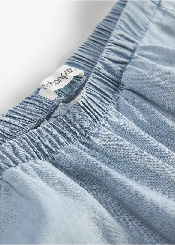 Pantaloni alla turca in misto lino leggero, bonprix