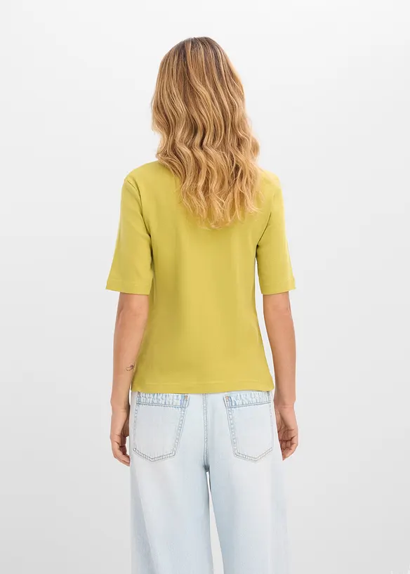 Maglia a costine in puro cotone biologico, bonprix