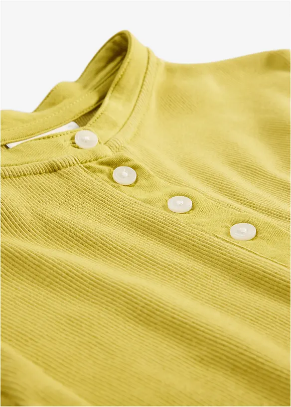 Maglia a costine in puro cotone biologico, bonprix