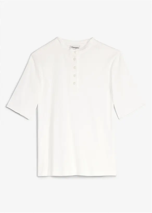 Maglia a costine in puro cotone biologico, bonprix
