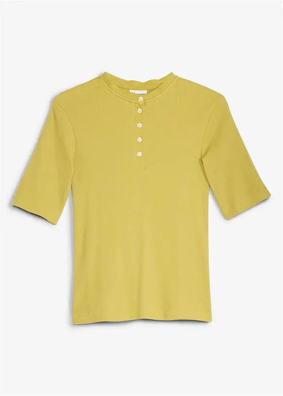 Maglia a costine in puro cotone biologico, bonprix