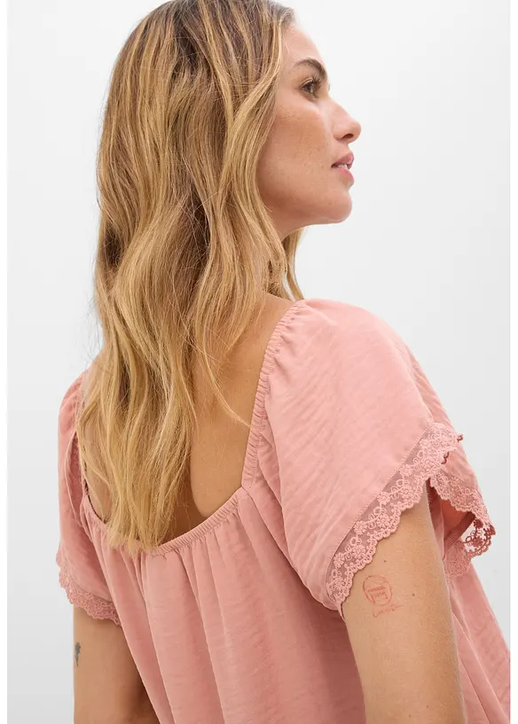 Maglia in cr&ecirc;pe leggero, bonprix