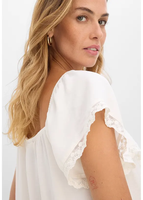 Maglia in cr&ecirc;pe leggero, bonprix