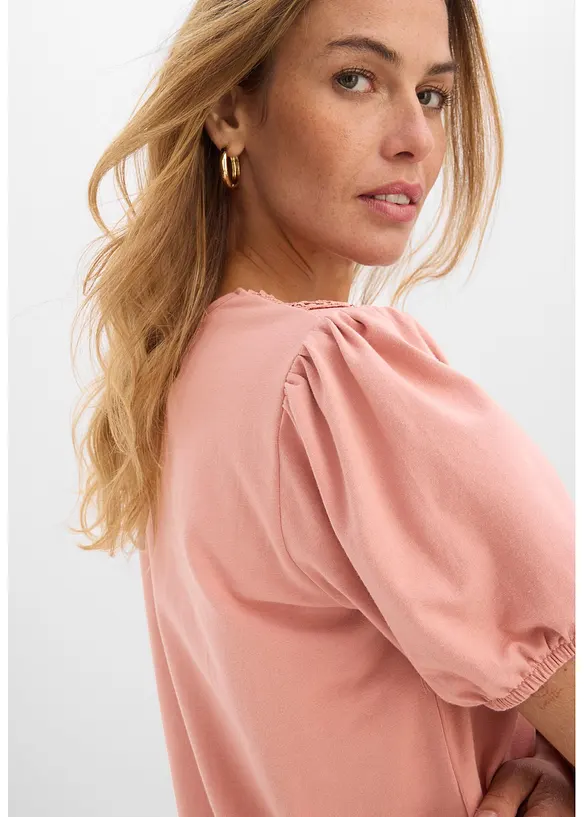 Maglia in cotone elasticizzato, bonprix