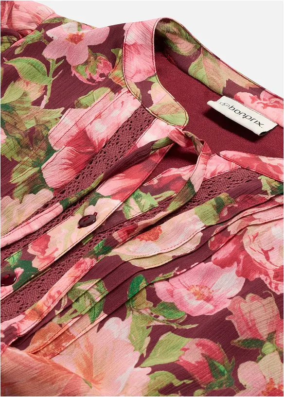 Abito tunica con pizzo, bonprix