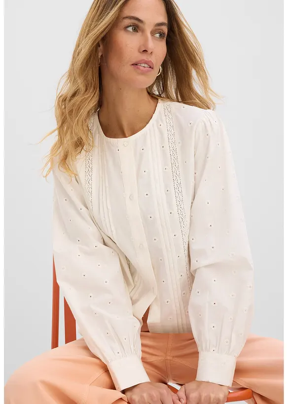 Camicetta in popeline consistente, bonprix