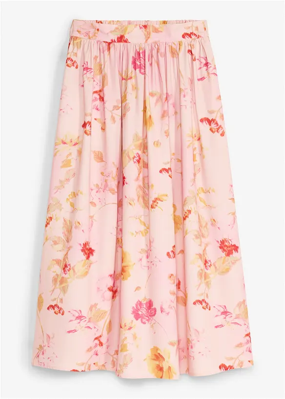 Gonna lunga in cr&ecirc;pe leggero, bonprix