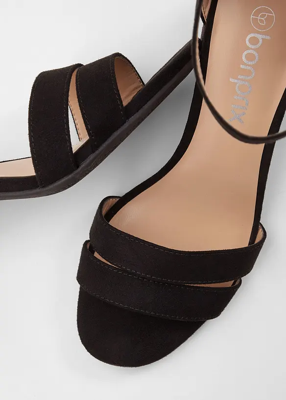 Sandali con tacco a blocco, bonprix