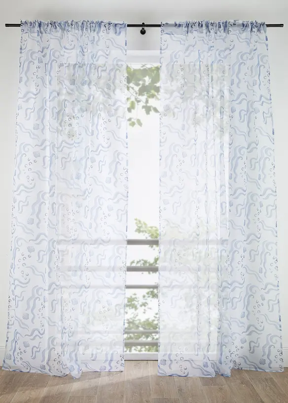 Tenda trasparente in poliestere (pacco da 1), bonprix