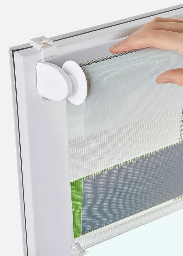 Tenda a rullo doppia con righe colorate, bonprix