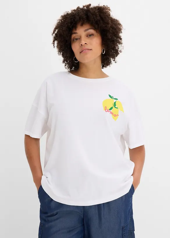 Maxi maglia in puro cotone biologico, bonprix