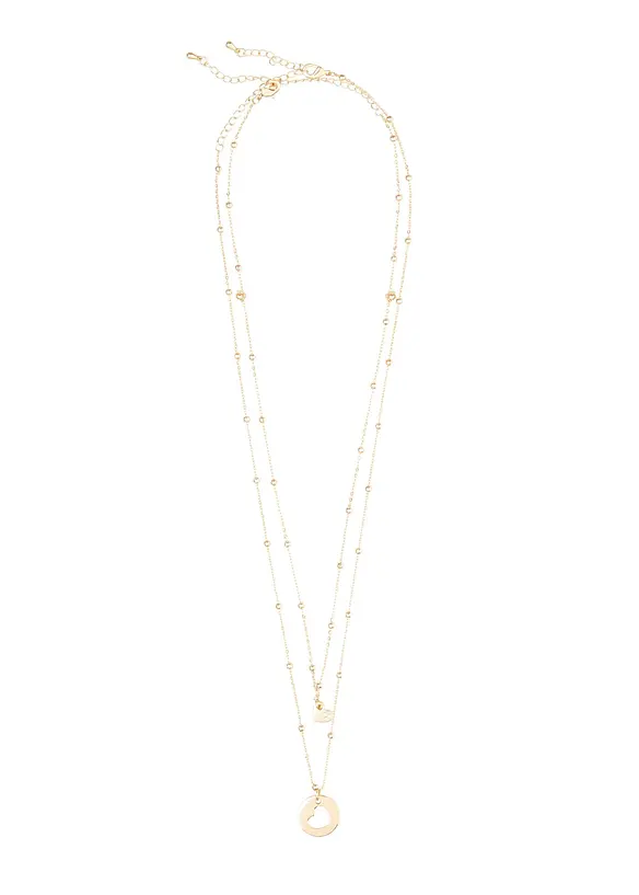 Collane con ciondoli a cuore (set 2 pezzi), bonprix