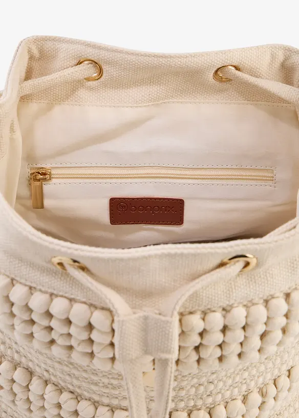 Zaino in macram&egrave;, bonprix