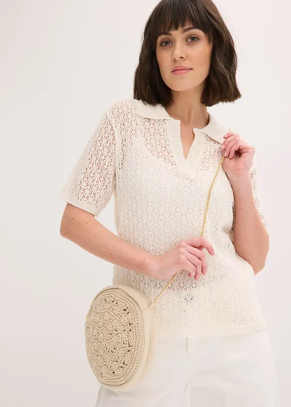 Borsa a tracolla tonda piccola, bonprix