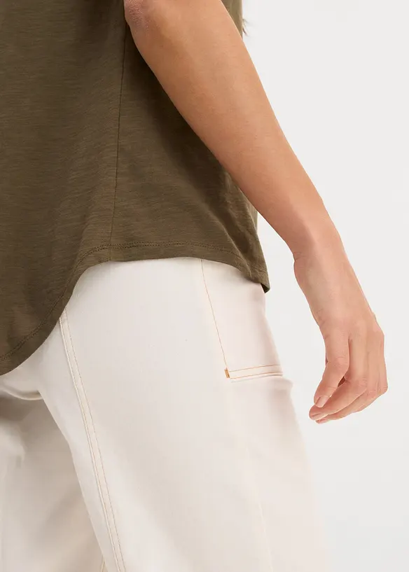 Maglia lunga in puro cotone biologico, bonprix