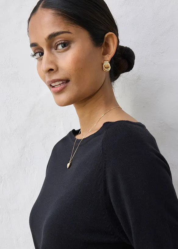 Maglione in misto seta, bonprix