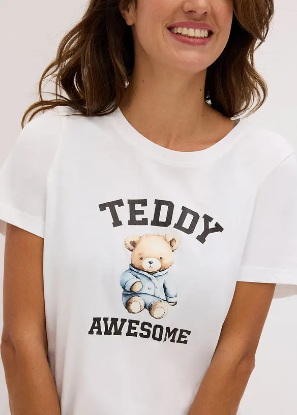 Pigiama estivo in puro cotone, bonprix