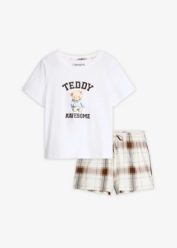 Pigiama estivo in puro cotone, bonprix