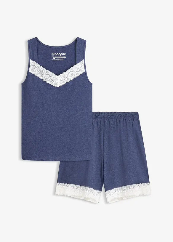 Pigiama estivo in puro cotone, bonprix