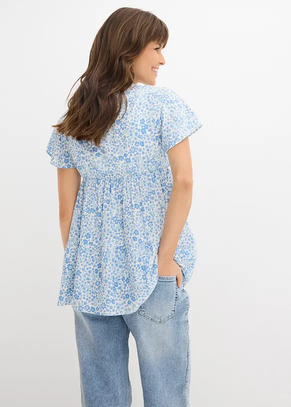 Blusa pr&eacute;maman / da allattamento 2 in 1 in viscosa fluida, bonprix