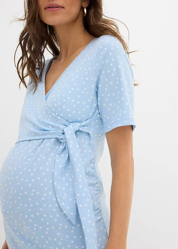 Maglia incrociata 2 in 1 per la gravidanza e l'allattamento, bonprix