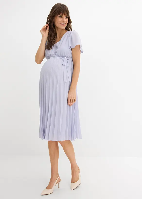 Abito pr&eacute;maman in georgette delicato, bonprix