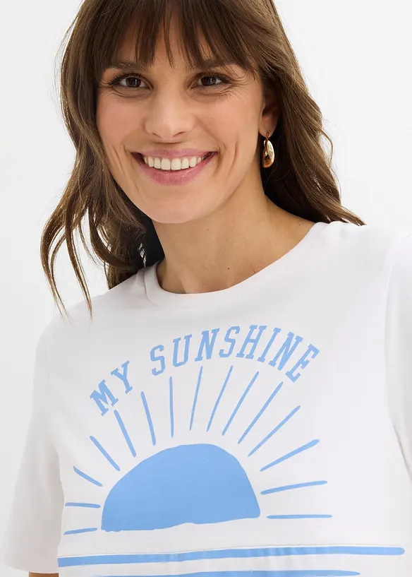 Maglia pr&eacute;maman / da allattamento in cotone biologico, bonprix