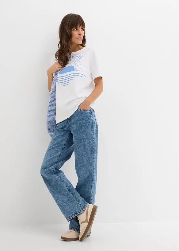 Maglia pr&eacute;maman / da allattamento in cotone biologico, bonprix