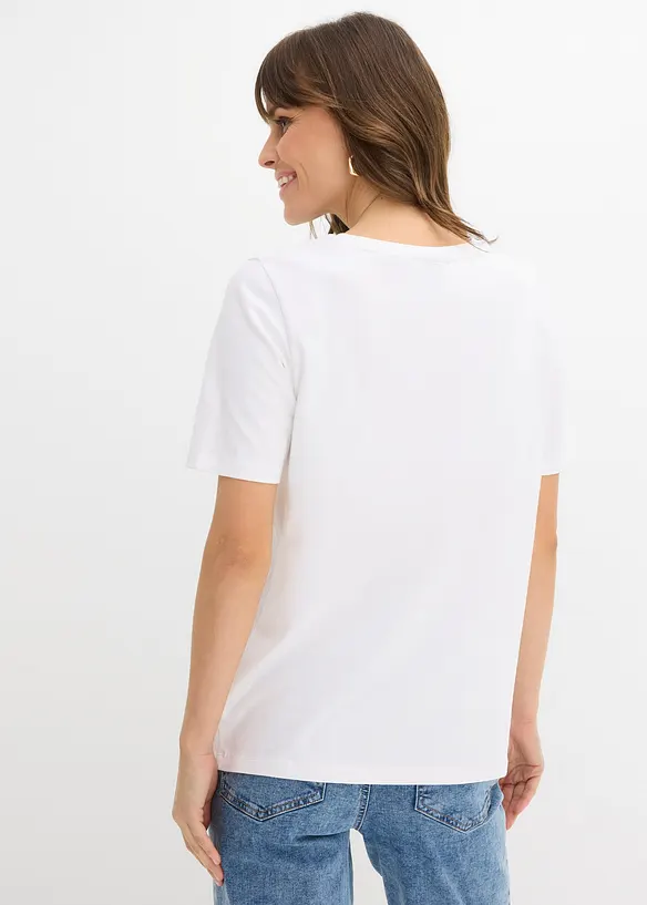 Maglia pr&eacute;maman / da allattamento in cotone biologico, bonprix