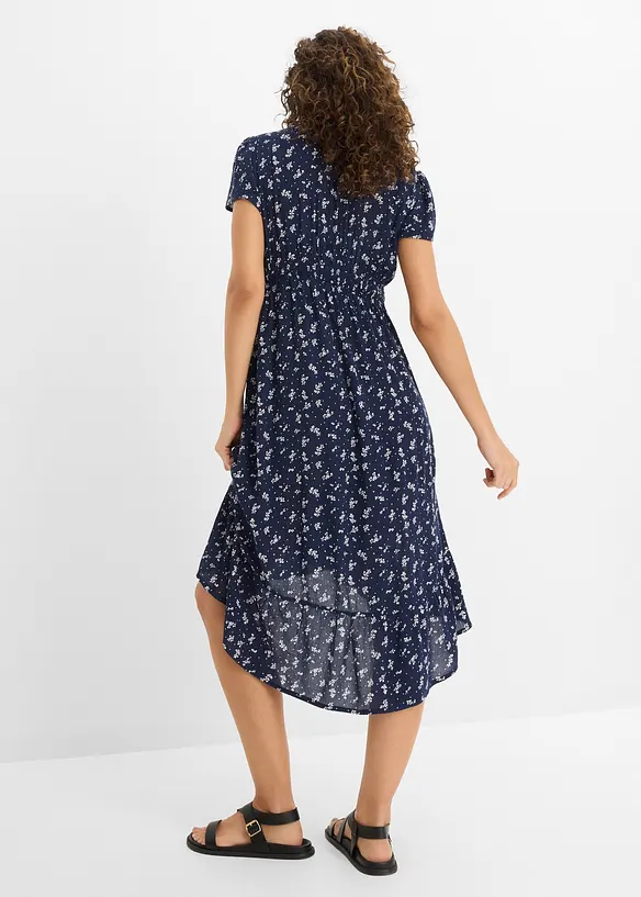 Abito pr&eacute;maman / da allattamento 2 in 1 in cr&ecirc;pe di viscosa, bonprix