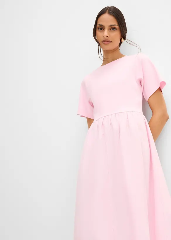Abito midi in puro cotone, bonprix