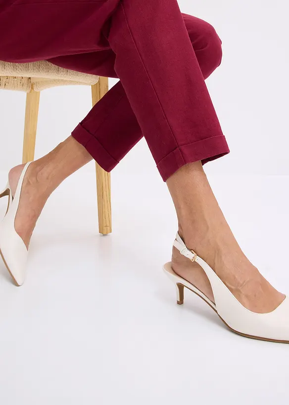 Pantaloni in misto lino, bonprix