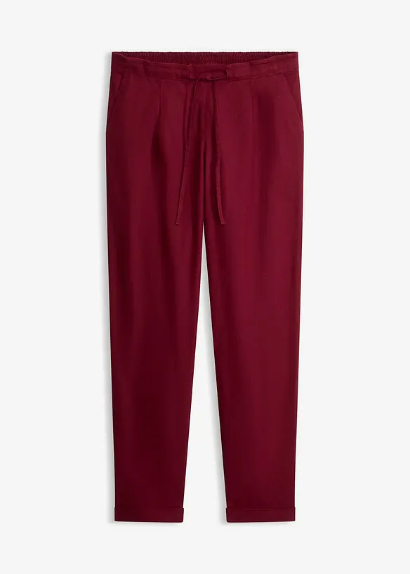Pantaloni in misto lino, bonprix