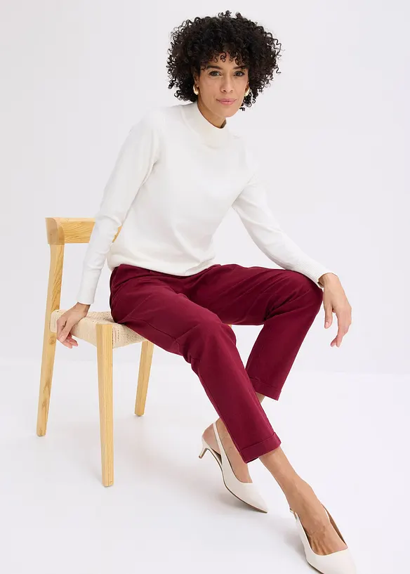 Pantaloni in misto lino, bonprix